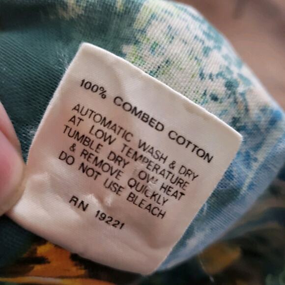 RARE VINTAGE 60S 70S HANG TEN REVERSE PRINT SURFER ALOHA HAWAIIAN SHIRT XL - Picture 7 of 10